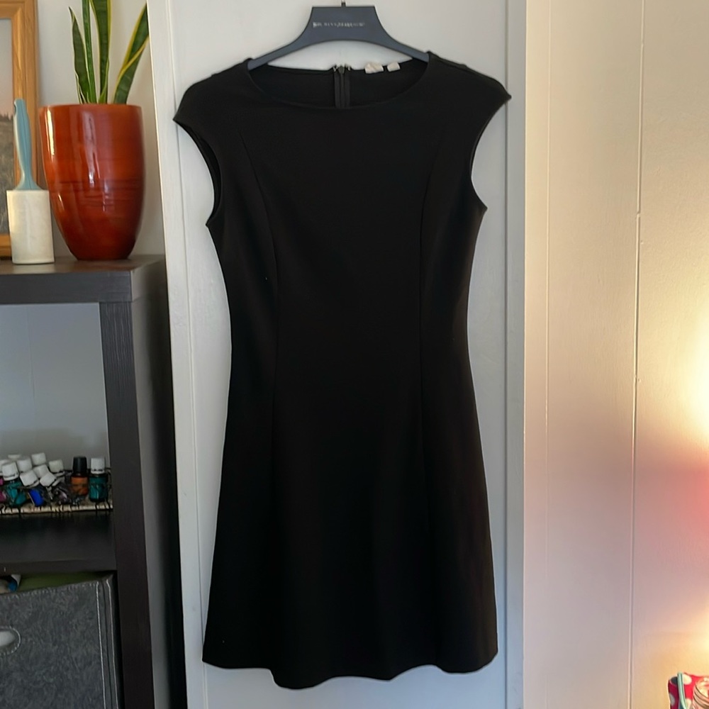 Black dress business casual A-Line